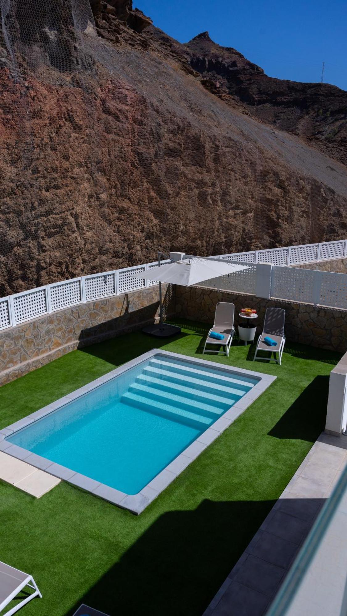 Malibu Mogan Secret Pool Villa - Piscina Privada Y Climatizada - Exclusive Heated Pool La Playa de Tauro Exterior photo