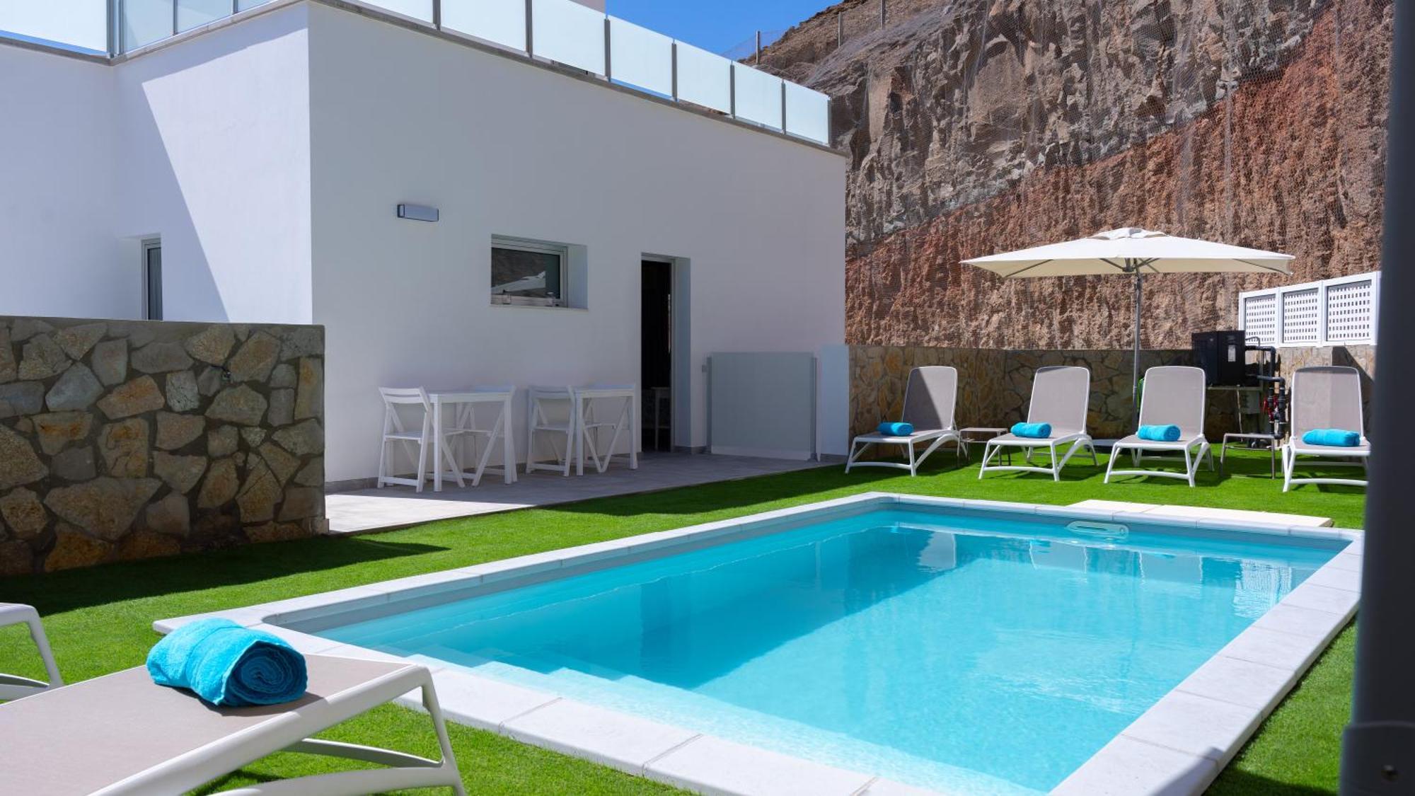 Malibu Mogan Secret Pool Villa - Piscina Privada Y Climatizada - Exclusive Heated Pool La Playa de Tauro Exterior photo